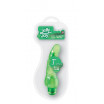 Зелёный гелевый вибратор JELLY JOY 7INCH 10 RHYTHMS GREEN - 17,5 см.