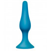 Бирюзовая анальная пробка Slim Anal Plug Large - 12,5 см.