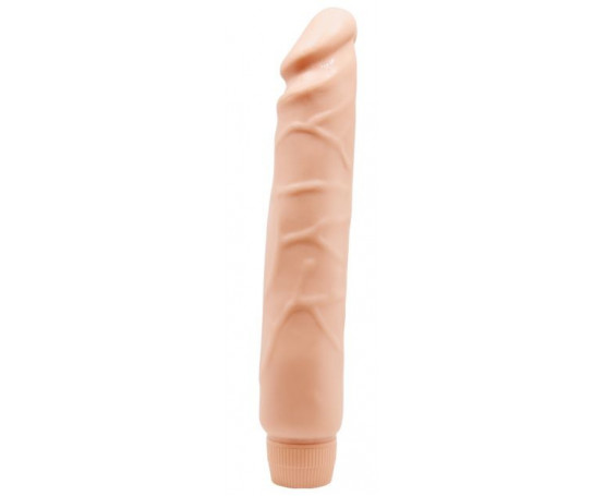 Телесный вибратор-реалистик Barbara - 25,5 см.