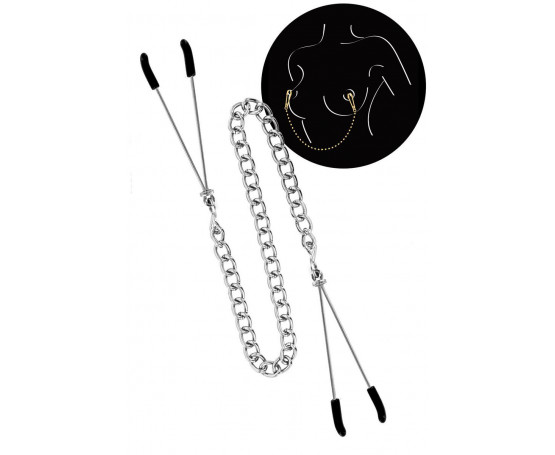 Регулируемые зажимы для сосков Sweet Caress Nipple Chain
