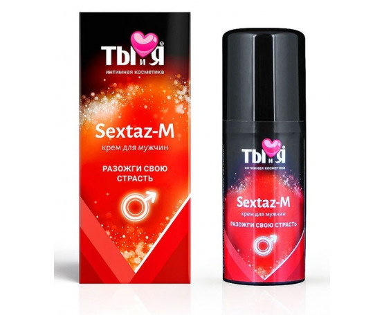 Крем Sextaz-m с возбуждающим эффектом для мужчин - 20 гр.