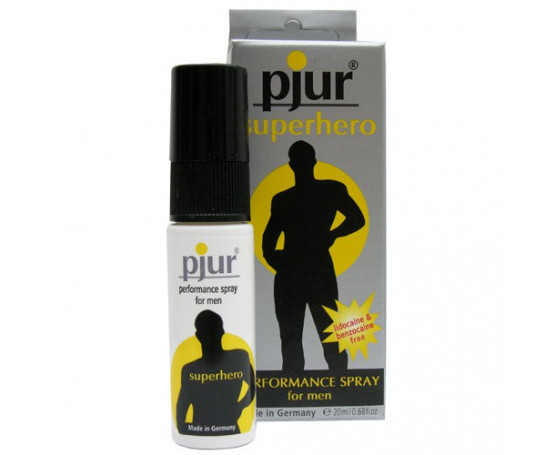 Пролонгирующий мужской спрей pjur SUPERHERO spray - 20 мл.