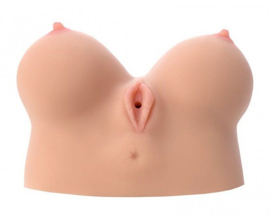 Полуторс Juliana Breast в виде груди с вибровагиной