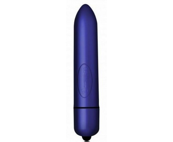 Синяя вибропуля Touch Of Velvet - 9 см.