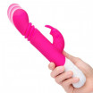 Розовый массажер для G-точки Slim Shaft thrusting G-spot Rabbit - 23 см.