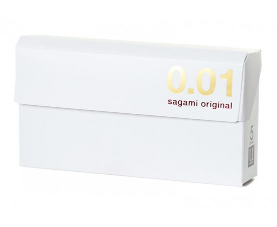Супер тонкие презервативы Sagami Original 0.01 - 5 шт.