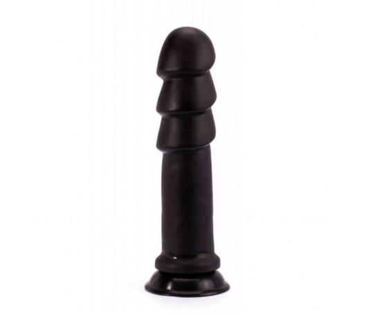 Черный анальный фаллоимитатор 11.25 King Sized Anal Ripples - 28 см.
