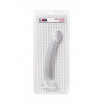 Прозрачный нереалистичный фаллоимитатор Jelly Dildo XL - 22 см.