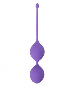 Фиолетовые вагинальные шарики SEE YOU IN BLOOM DUO BALLS 29MM