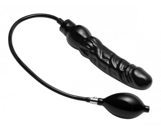 Фаллоимитатор с функцией расширения Primal Inflatable Dildo - 21,6 см.