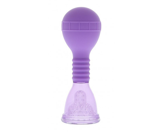 Фиолетовая помпа для клитора PREMIUM RANGE ADVANCED CLIT PUMP